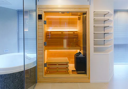 前面ガラス張りオプション