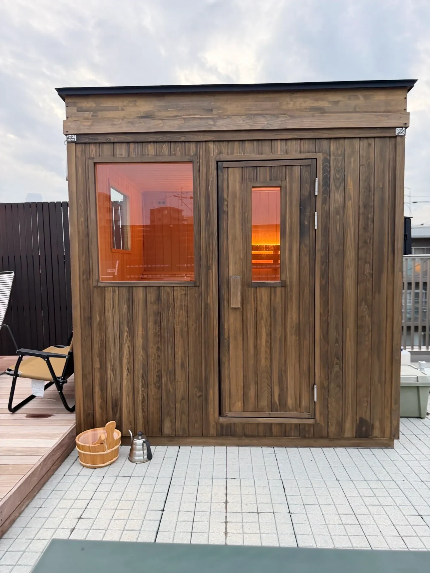 家庭用サウナボックス 屋外用ボックスサウナ | 導入事例 | 国産のMy Sauna（マイサウナ）